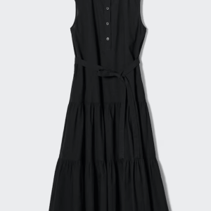 Uniqlo Slub Cotton Sleeveless Dress